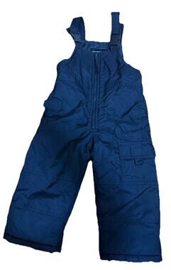 WEATHER TAMER Toddler Boy’s Black Snow Ski Overall Jumpsuit Size 2T
